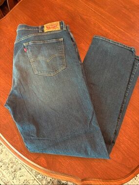 Levi's Men's Dark Blue Straight Jeans